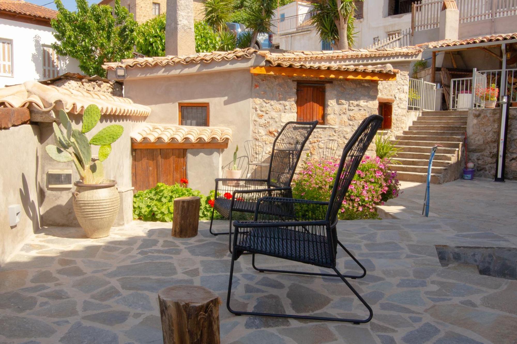 Fteri Stone House In Platanos, Akrata Apartment Exterior photo
